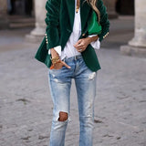 Caterina | Sofisticado Blazer de Terciopelo