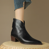 Camila - Botines de Tacón Bajo
