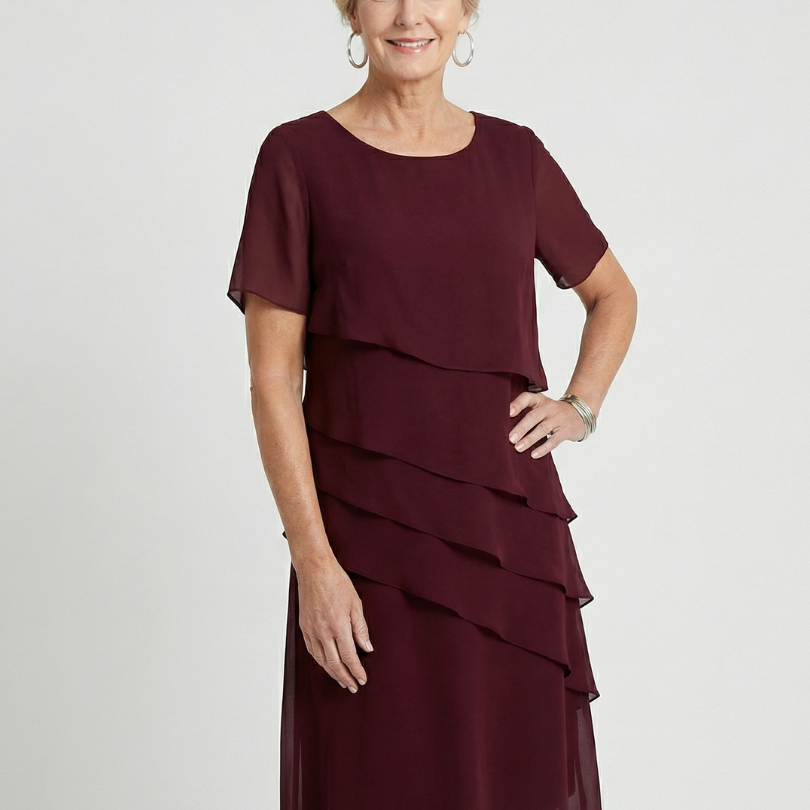 DELACROIX | Vestido Camille de Media Longitud en Tejido Suave