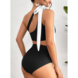 Marit | Bikini de Tiro Alto con Un Solo Hombro