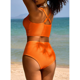 Melanie | Bikini de Pescado de Cintura Alta para un Estilo Veraniego Ideal
