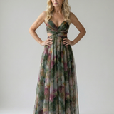 Isel | Vestido Maxi de Suave Tela Envueltos