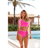 Marit | Bikini de Tiro Alto con Un Solo Hombro