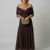 Calen | Off-Shoulder Midi Dress