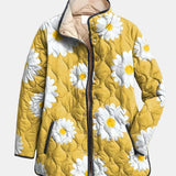 KAIA | Encantadora Chaqueta Acolchada Floral de Estilo Vintage
