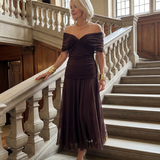 Calen | Off-Shoulder Midi Dress