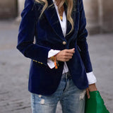 Caterina | Sofisticado Blazer de Terciopelo