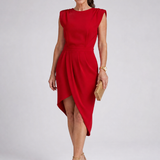 Vekel | Maxi Dress with Square Neck in Satin