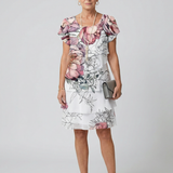 DELACROIX | Vestido Kualani Floral de Longitud a la Rodilla