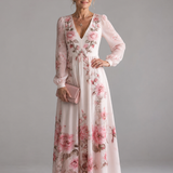 Musal | Vestido Midi de Manga Larga con Caída Natural
