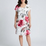DELACROIX | Vestido Keoni con Capas de Pétalos Suaves