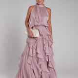 Melisande | Maxi Dress with Ruffled Straps
