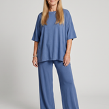 Ramse | Conjunto de Top de Manga Corta Oversized y Pantalones de Pierna Ancha