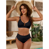 Emilia | Bikini de Corte Alto con Diseño en U