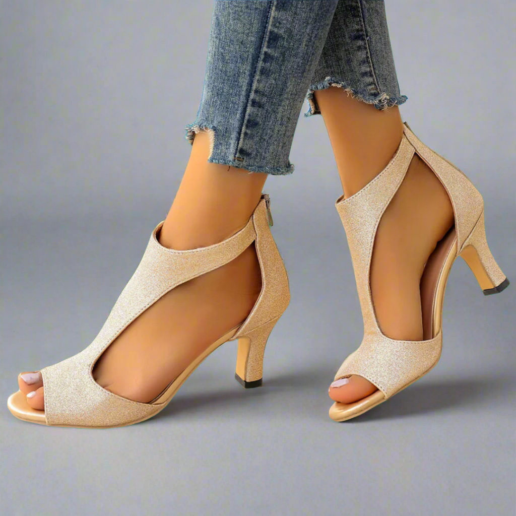 Heidrun | Sandalias Chic y Confortables con Tacón