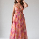 Isel | Vestido Maxi de Suave Tela Envueltos