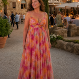 Isel | Vestido Maxi de Suave Tela Envueltos