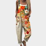 DLEACROIX | Confortable Pantalón Salopette con Estampado