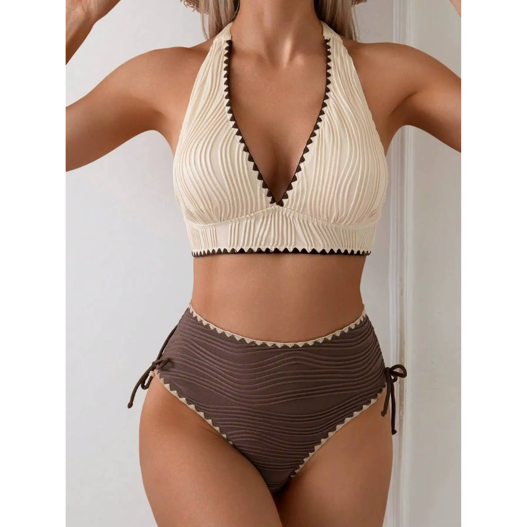 Femke | Bohemian High-Waisted Bikini
