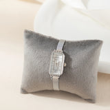 Elena® - Reloj dorado de esfera rectangular