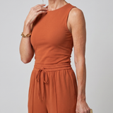 Valencia | Conjunto de Pantalones Anchos Sin Mangas