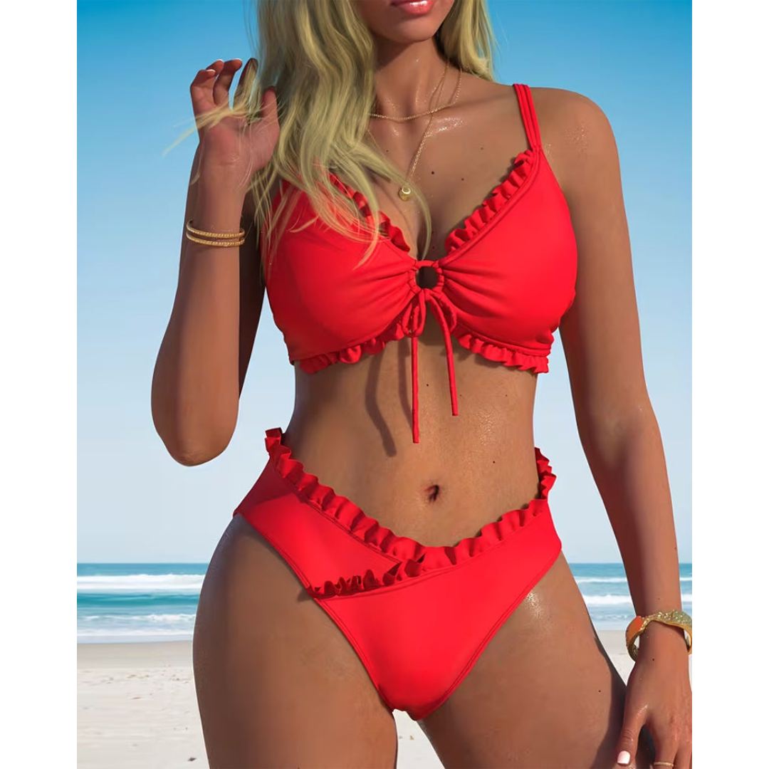 Evi | Bikini con Diseño de Olas