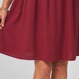 Corinne | Mini Vestido de Manga Larga con Puños Fruncidos