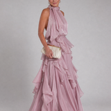 Melisande | Maxi Dress with Ruffled Straps