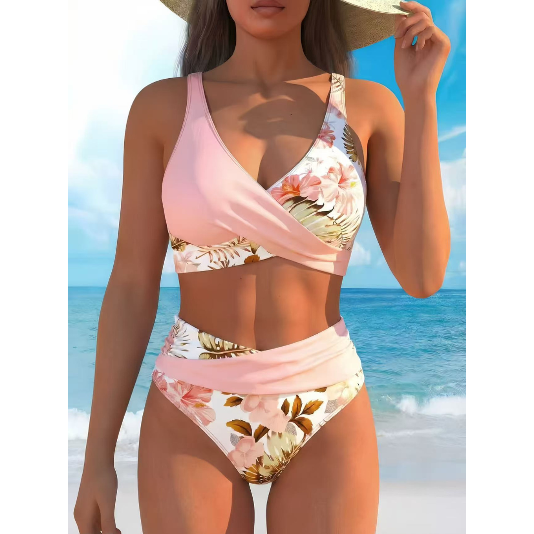 Sisi | Bikini con Detalle Frontal Retorcido y Cintura Alta
