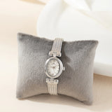 Iva® - Reloj dorado con pulsera entrelazada