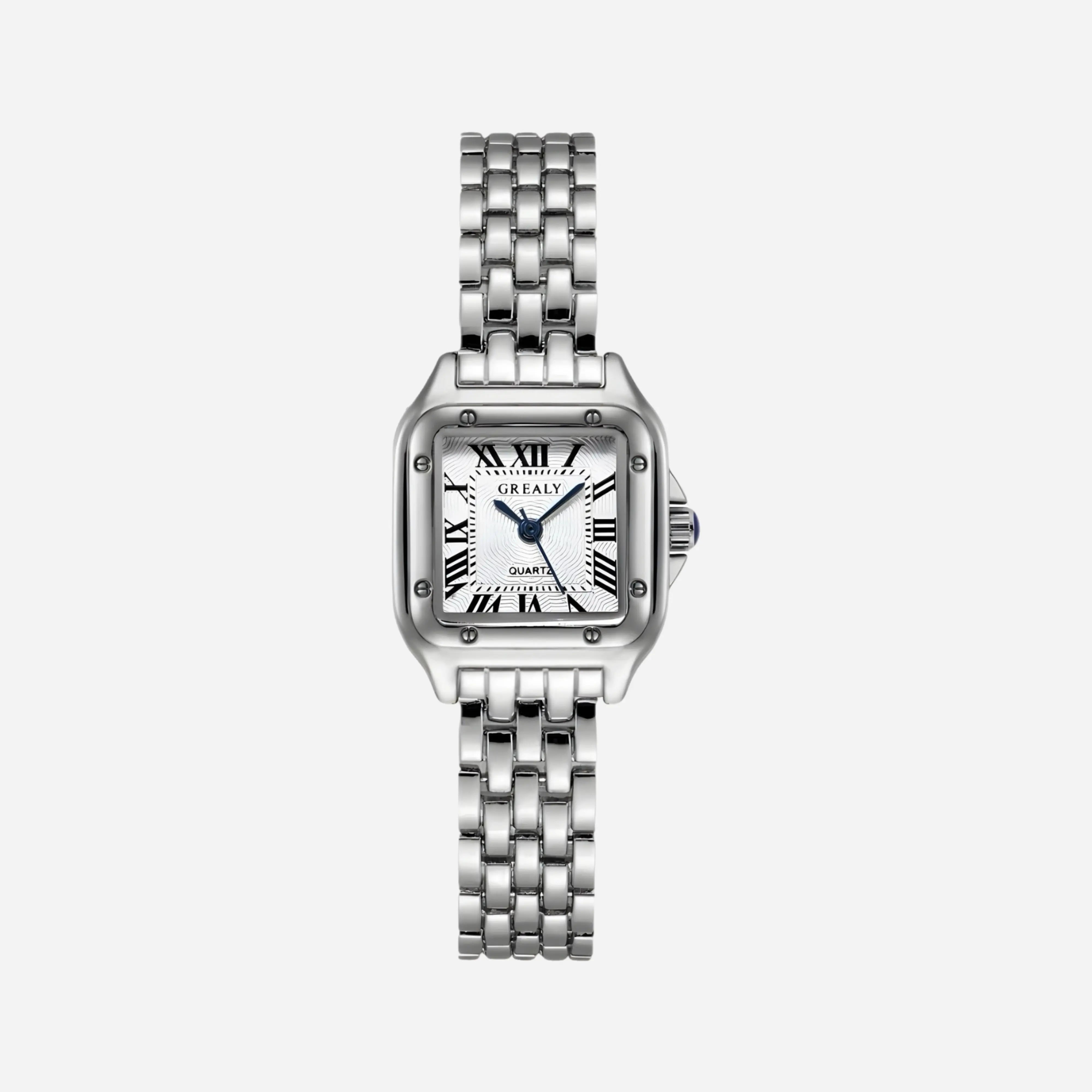 Petra® - Reloj de lujo dorado con diseño de números romanos
