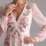 Musal | Vestido Midi de Manga Larga con Caída Natural