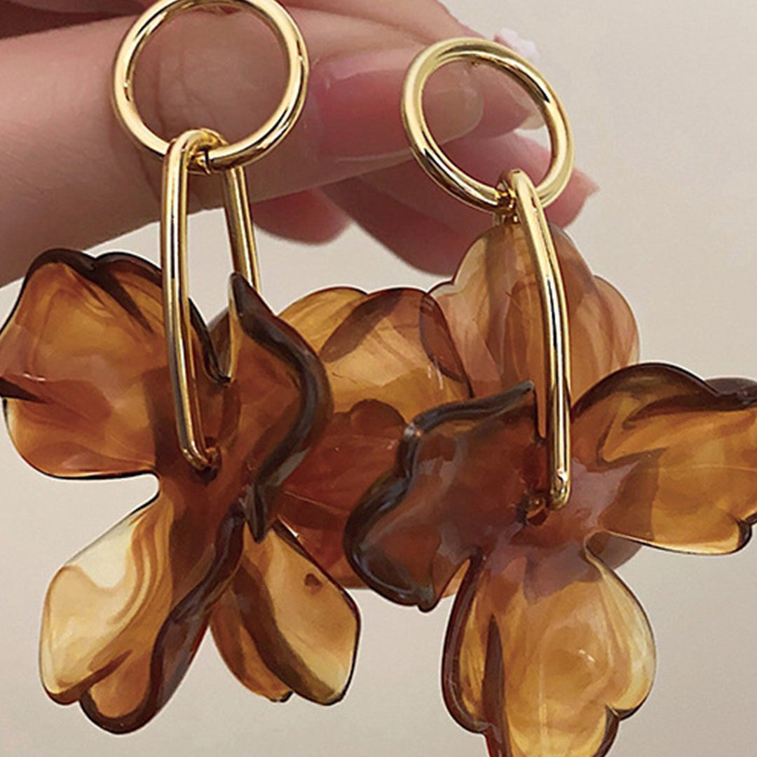 Pendientes de Flor Colgante