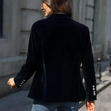 Caterina | Sofisticado Blazer de Terciopelo