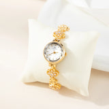 Mia® - Reloj dorado adornado con cristales