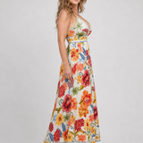 Maribelle | Vestido Midi Imperio Sin Mangas