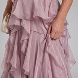 Melisande | Maxi Dress with Ruffled Straps