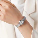 Iva® - Reloj dorado con pulsera entrelazada