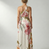 Amiel | Ligero Vestido Maxi con Estampado Floral
