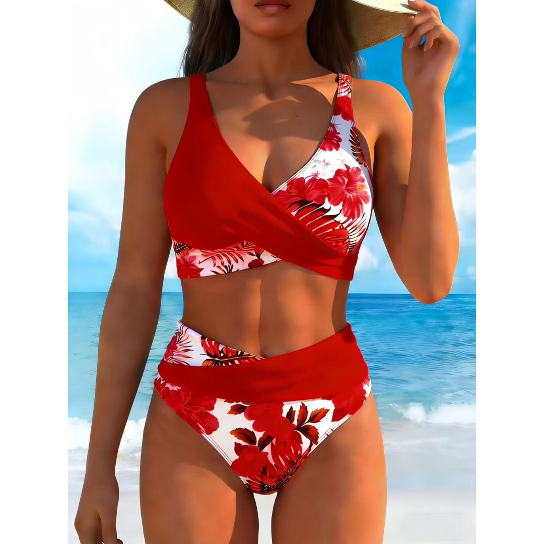Sisi | Bikini con Detalle Frontal Retorcido y Cintura Alta
