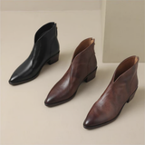Camila - Botines de Tacón Bajo