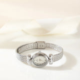 Iva® - Reloj dorado con pulsera entrelazada