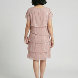 DELACROIX | Vestido largo de lunares Makena hasta la rodilla