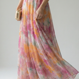 Isel | Vestido Maxi de Suave Tela Envueltos
