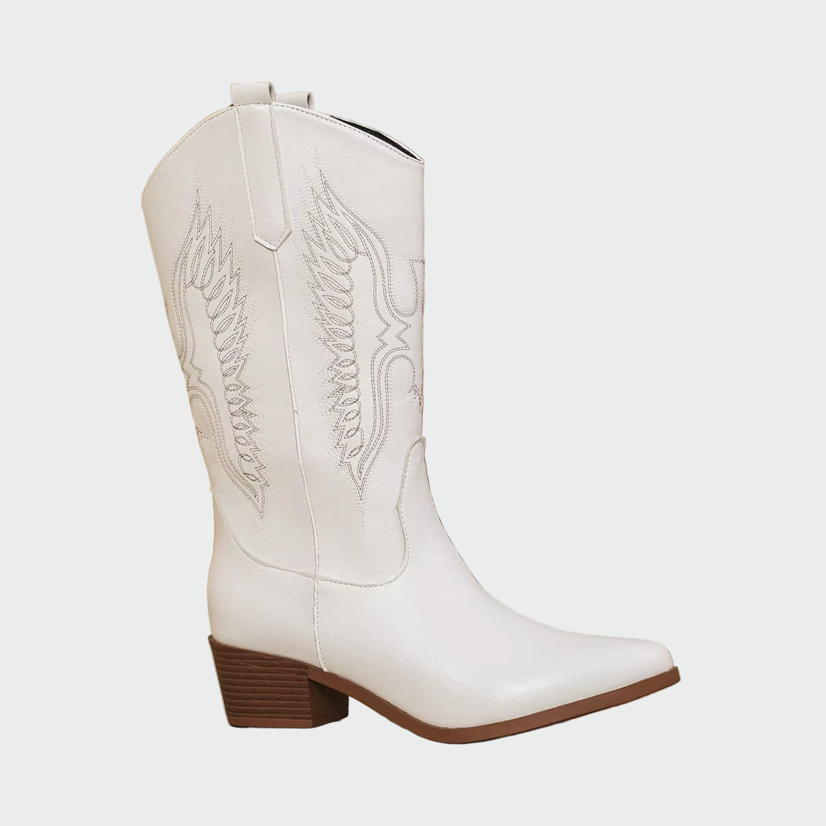 Cvita - Botas de vaquero de cuero negro