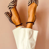 Zebrina™ | Chanclas de diseño cebra