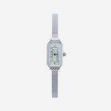 Elena® - Reloj dorado de esfera rectangular