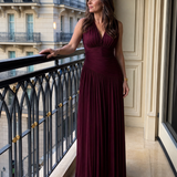 Lemar | Vestido Midi Sin Mangas con Pliegues y Escote en V" can be rewritten as:

"Lemar | Vestido Midi Sin Mangas con Detalles de Pliegues y Escote en V