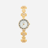 Mia® - Reloj dorado adornado con cristales