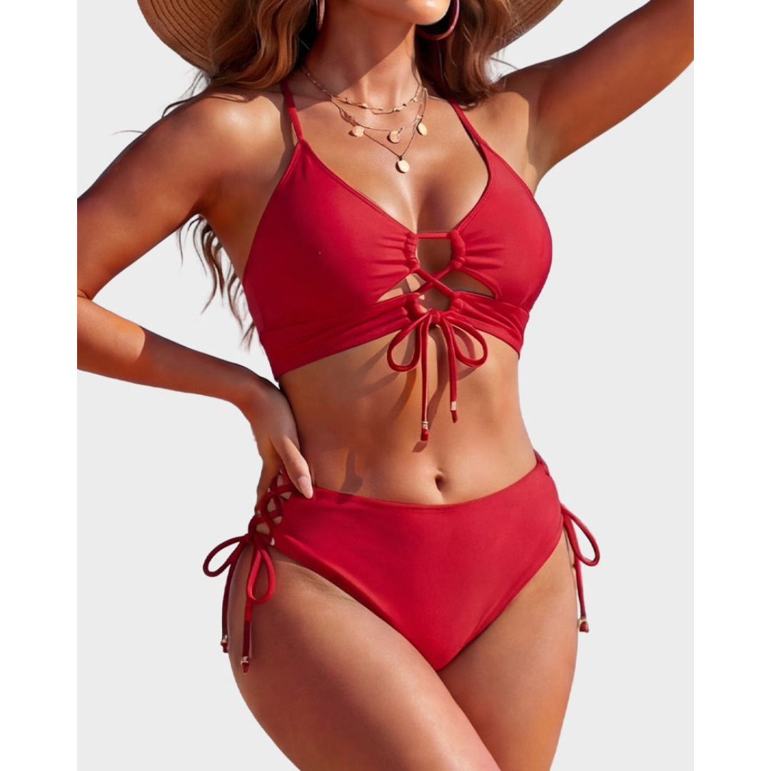 Nadia | Halter Bikini with Ties